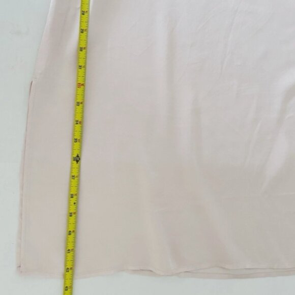 Brand New By Anthropologie Flutter-Sleeve Satin Sheath Dress - Picture 15 of 15